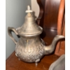 Image 6 : Pewter - Tray, Spoons, Candle Holders (Damage), Silver Colored Illegible Stamp Pot, TSG Ceramic Tray