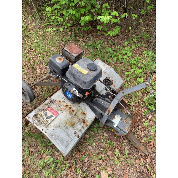 Pull -Behind Field and Brush Rotatiller With 6.5 HP Engine