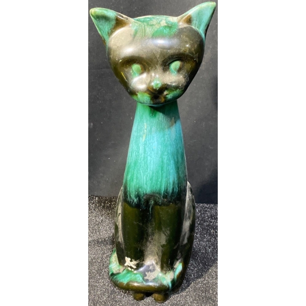 Blue Mountain Pottery Cat Statue