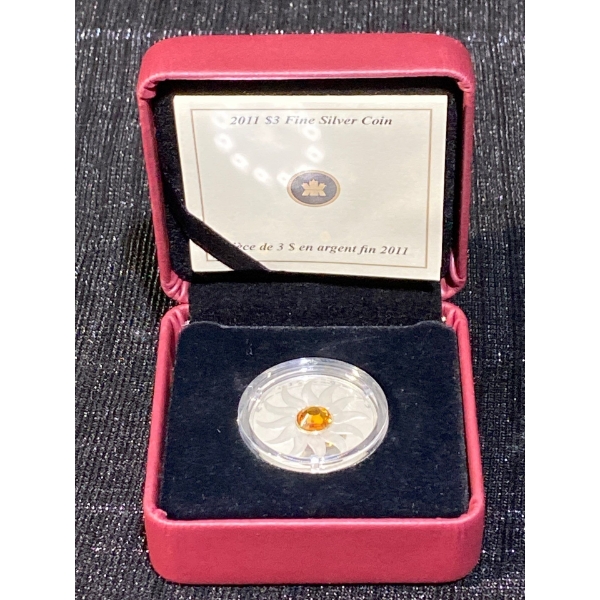2011 $3 Fine Silver Coin