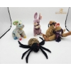 Image 2 : Plush Toys Ty Beanie Babies, Spinner The Spider , Purple Bunny, Rainbow Goat, Lawrence The Camel.