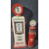 Image 1 : Route 66-Themed Tabletop Clock and Fire Chief Thermometer Decor