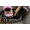 Image 7 : Collection of Planters Including: Gold Planter 13" Diameter, 10 T
