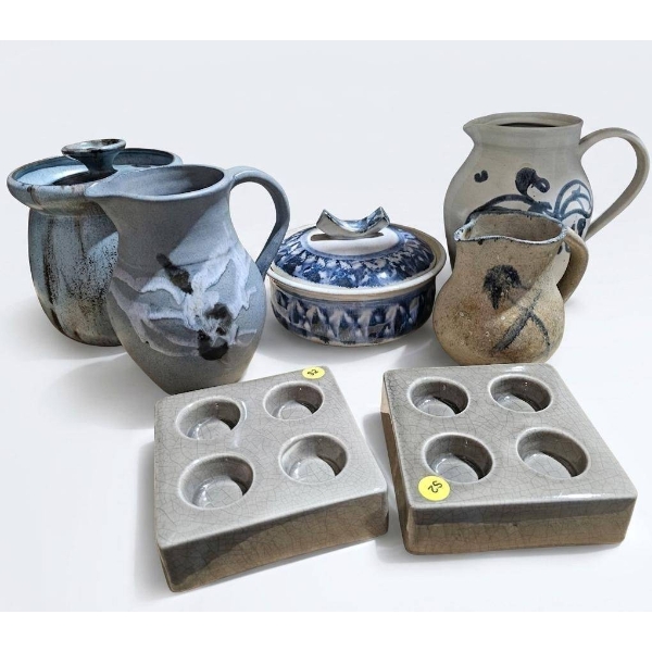 Handmade Ceramic Pottery Group