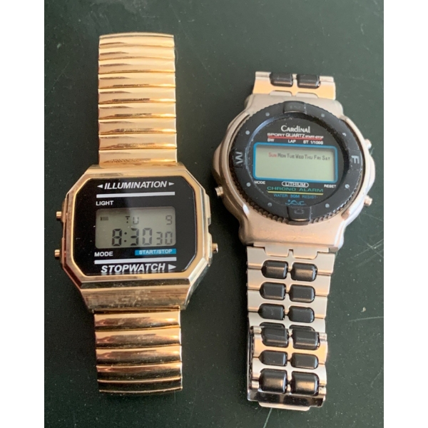 Cardinal Sport Quartz w/ Illumination Stop Watch GEN590 Men's