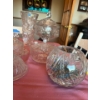 Image 3 : large collection of various crystal pieces, pinwheel, including certain plates, candy dishes, vases,