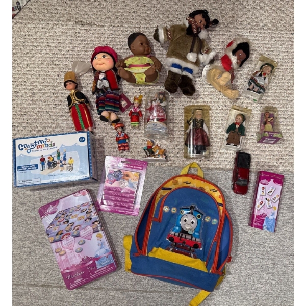 Kids Play Collection - Disney Princess Toys, Multicultural Doll Collection, Boys Backpack 