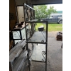 Image 2 : Strong Steel Kitchen Cabinet With Marble Shelves L45' W17.5" H72.5"