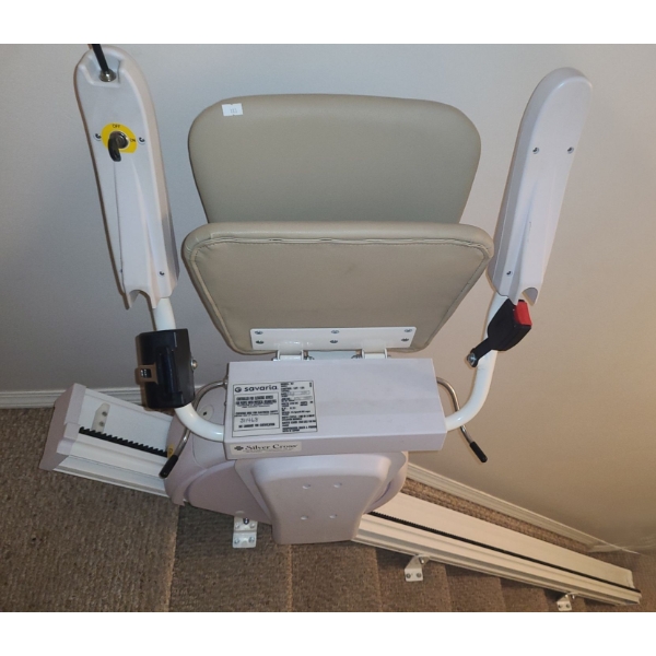 Savaria Model K2 Stairlift (lower) Includes Remote Controls- Track 91" Long