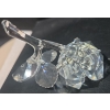Image 4 : Swarovski Crystal Rose (2"L & 3"T)