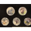 Image 2 : 2016 $20 Majestic Animals II - Pure Silver 5 Coin Set + Display Case