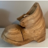 Image 3 : Hand Carved Folk Art - Wooden Boots 4T