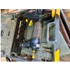 Image 2 : Mastercraft Pneumatic Brad Nailer/Finish Nailer, 2 helmets, a Tuff box and vintage gas tin 