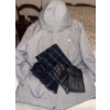 Image 1 : Grey Hooded Parka w/ Matching Accessories size XL