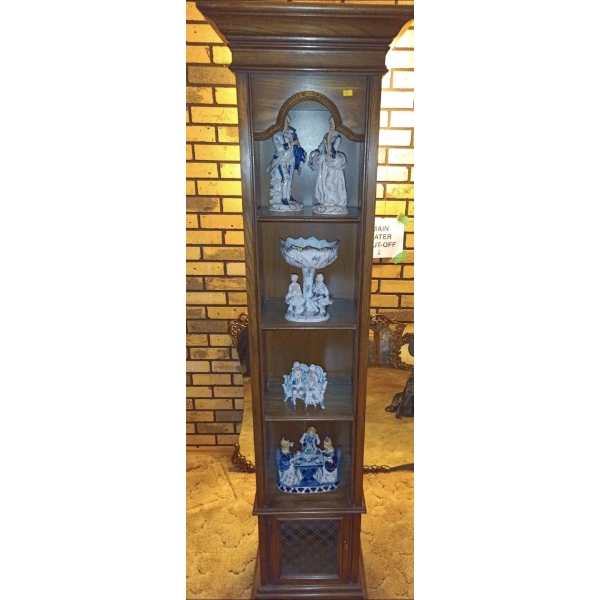 Wooden Shelving Unit, Contents NOT Included -- 19W, 13D, 72T 