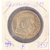 Image 1 : 1937 German 5 Reichsmark Coin 90% Silver 13.88 Grams