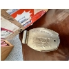 Image 2 : vintage Coleman gasoline iron, likely Model 4A from the 1930s or 1940s, featuring a blue enamel body