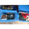 Image 2 : Two Bins of Assorted Holiday Decorations and Lights 