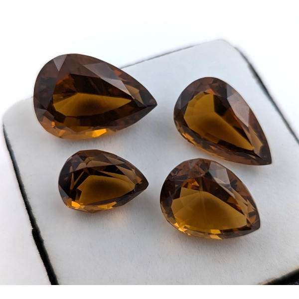  Madeira Citrine gemstone Parcel 51.13 ct Certified Value ($7,670 Appraisal)
