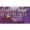 Image 4 : Collection of Lovely Silver Plated Utensils, Including Forest Flower Community Spoons