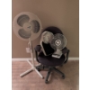 Image 1 : Home Owner's Essentials - Office Chair On Casters 2 Oscillating Fans & Vintage Scale 