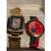 Image 2 : Casino Lamborghini & Gucci Inspired Leather Strapped Watch 
