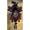 Image 1 : 8 Day Schatz One Bird 5 Leaf Black Forest Cuckoo Clock 22T