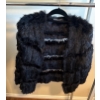 Image 2 : Bianca Nygard Rabbit Gorgeous Coat w/ Faux Fur Coat (~Size M) 