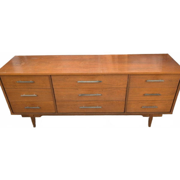 Wooden Dresser with 9 Drawers