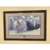 Image 1 : Framed Robert Bateman 1987 Print Featuring Lynx in Winter Scene