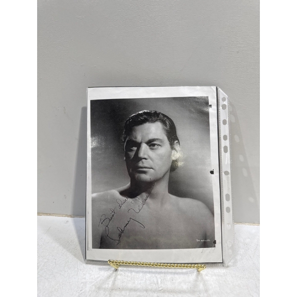 Johnny Weissmuller Signed Headshot