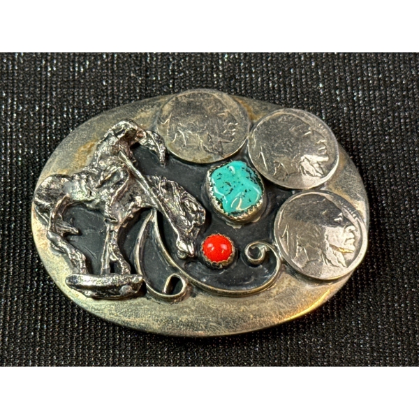 Navajo Belt Buckle