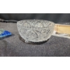 Image 3 : Cut Crystal Bowl with Art Deco Trivet Tray and Chestnut Tools Cheese Knives and Markers
