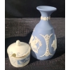 Image 3 :  Green Vase 4.5 T, Wedgwood Vase 5 T, Coalport Revelry Jar 2.5 T, Star Candle Holders and More!
