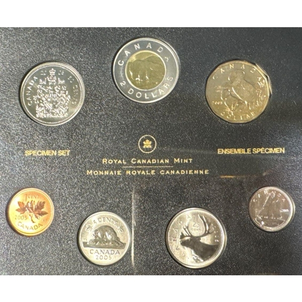 2005 Canada Specimen Set