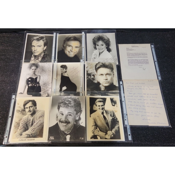 Assortment of Vintage Autographed Headshots from Various Actors #3
