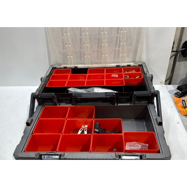 Black&Decker Organiser with Miscellaneous Hardware Pieces