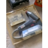 Image 6 : Tool lot Black&Decker Variable Belt Sander, tote of sandpaper, Black and Decker 5” Orbit Sander, Bla