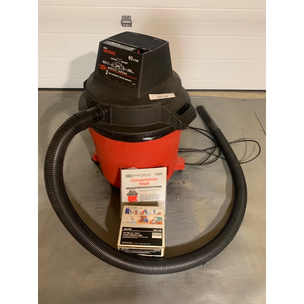 Craftsman 60-Liter Vacuum with Hose and Filter Bags
