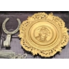 Image 14 : Artist Wooden Box with Decorative Plate, Sock Hangers, Horse Shoe Hook, Wooden Turtle