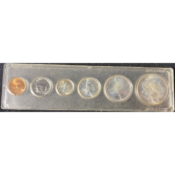 1967 Canadian Uncirculated Silver Coin Set