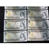 Image 2 : Canadian $1 Bills Consecutive Serial Numbers