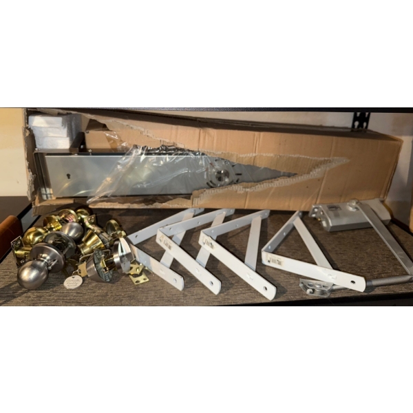 Home Improvement Items- Vanity Light Fixture, Door Knobs & More