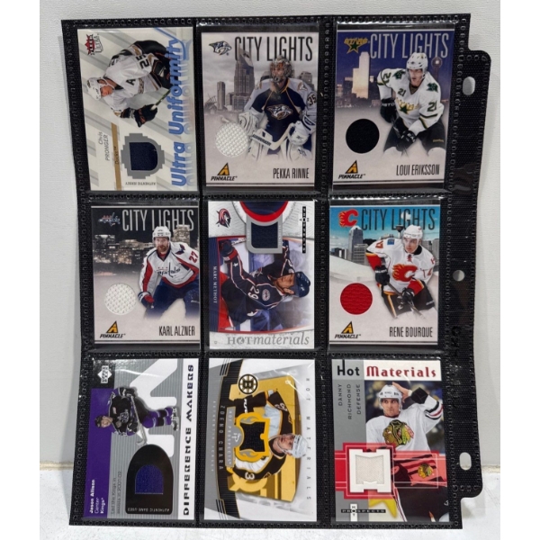 Binder Sleeve of NHL Cards - Various Years