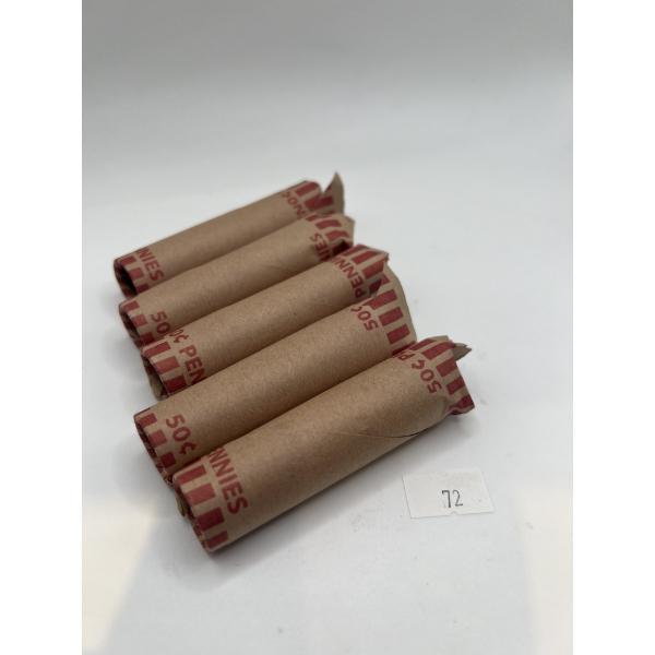 5 Rolls of Canadian Pennies 