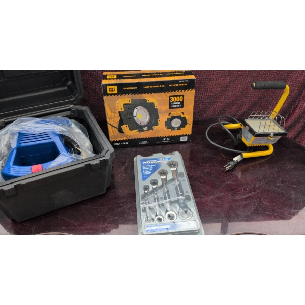 Tool Lot: Simoniz Polisher, CAT LED Worklight and More 