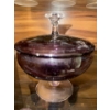 Image 3 : Vintage Art Glass Serving Set w/ Carnival Glass Candy Dish & More