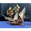 Image 1 : Colourful Antique Wooden Ship 24Wx19H
