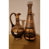 Image 1 : Bohemian Glass Pitcher and  Decanter 12 T