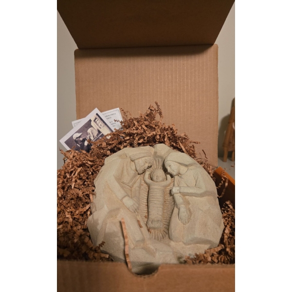 Carruth Studio Solid Concrete Nativity Scene 7W, 7T